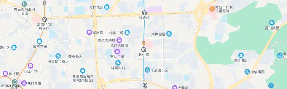 青岛辽源路南京路_公交站地图_青岛公交_妙搜公交查询2025