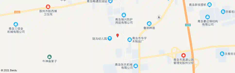 青岛陡沟村_公交站地图_青岛公交_妙搜公交查询2025