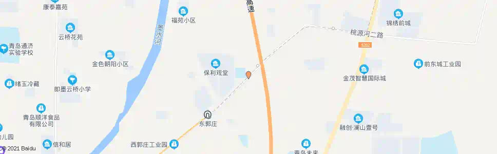 青岛大周村西_公交站地图_青岛公交_妙搜公交查询2025