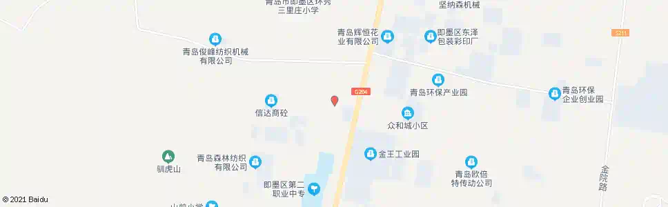 青岛东柞树庄_公交站地图_青岛公交_妙搜公交查询2025