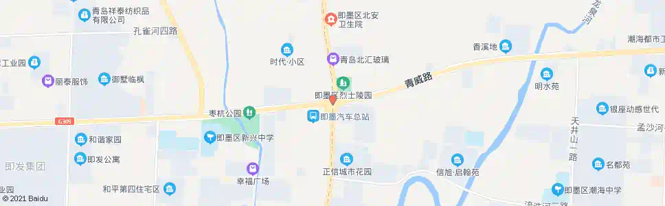 青岛青威路_公交站地图_青岛公交_妙搜公交查询2025