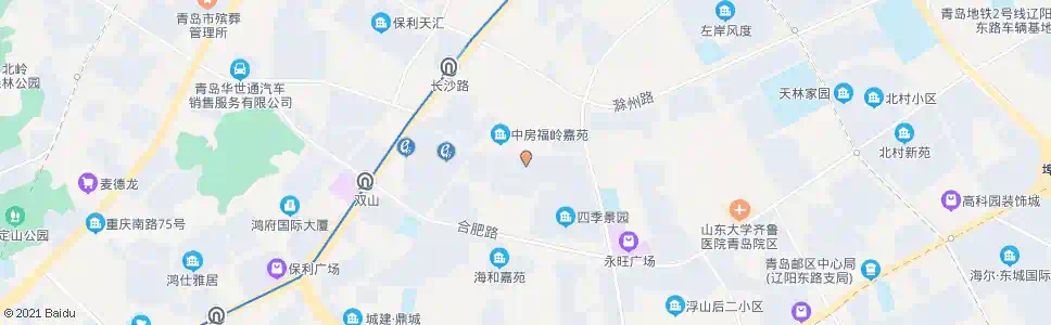 青岛夹岭沟小区_公交站地图_青岛公交_妙搜公交查询2025