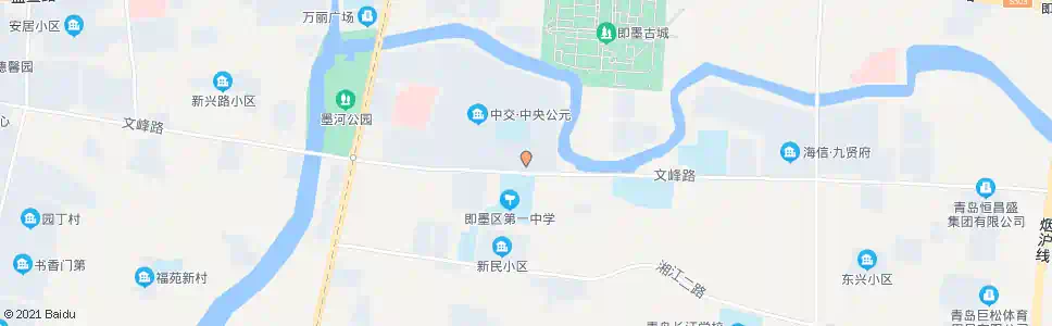 青岛即墨一中_公交站地图_青岛公交_妙搜公交查询2025