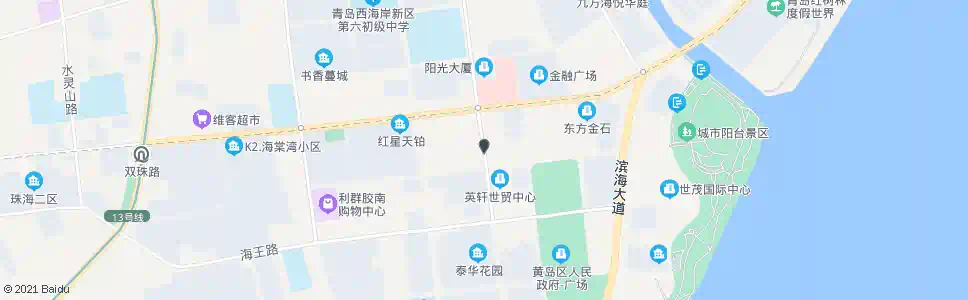 青岛广电局西_公交站地图_青岛公交_妙搜公交查询2025