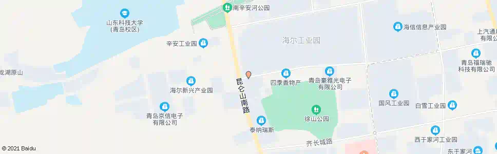 青岛松花江路西_公交站地图_青岛公交_妙搜公交查询2025