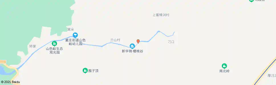 青岛上山色峪_公交站地图_青岛公交_妙搜公交查询2025