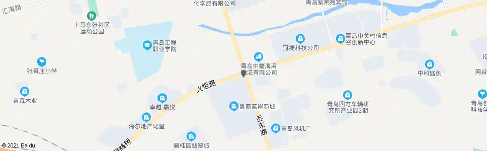 青岛岙东路_公交站地图_青岛公交_妙搜公交查询2025