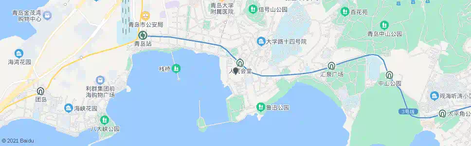 青岛实验中学_公交站地图_青岛公交_妙搜公交查询2025