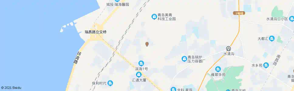 青岛万安二路_公交站地图_青岛公交_妙搜公交查询2025