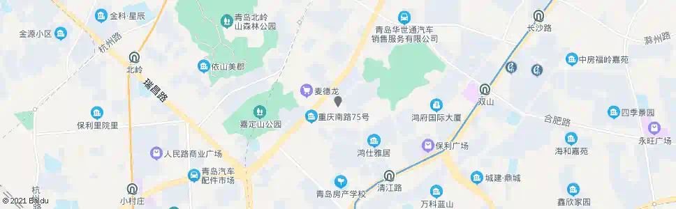 青岛淮安路_公交站地图_青岛公交_妙搜公交查询2025