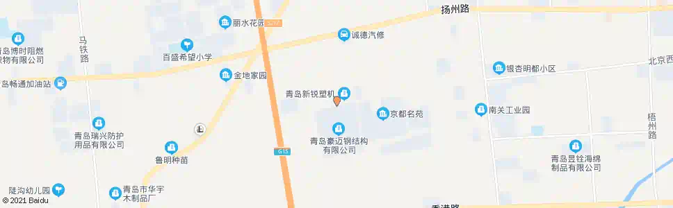 青岛鲁能豪迈钢构_公交站地图_青岛公交_妙搜公交查询2025