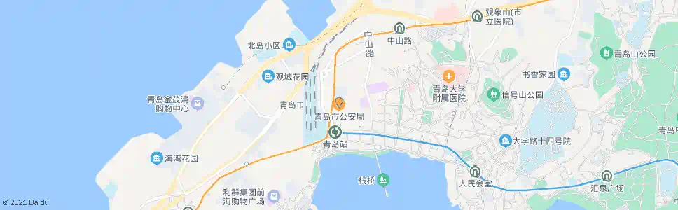 青岛公安局_公交站地图_青岛公交_妙搜公交查询2025