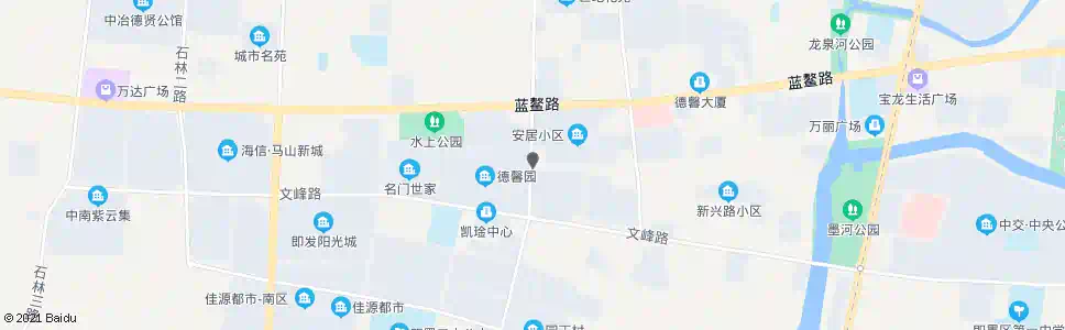 青岛德馨园_公交站地图_青岛公交_妙搜公交查询2025