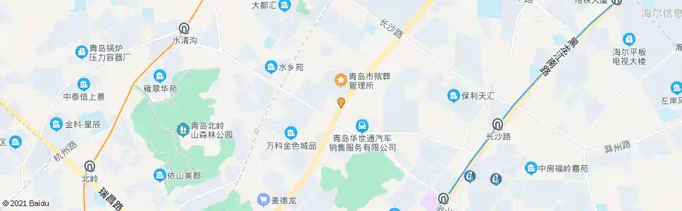 青岛大山村_公交站地图_青岛公交_妙搜公交查询2025