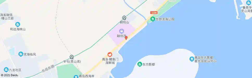 青岛东方影都_公交站地图_青岛公交_妙搜公交查询2025