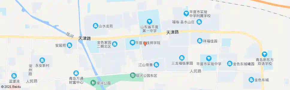 青岛福安花苑_公交站地图_青岛公交_妙搜公交查询2025