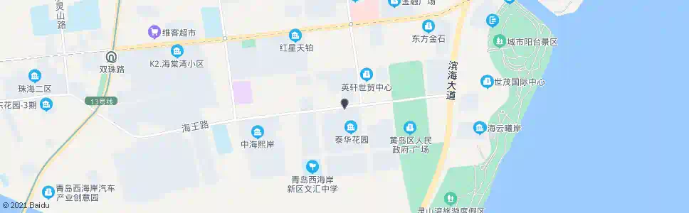 青岛泰华花园_公交站地图_青岛公交_妙搜公交查询2025