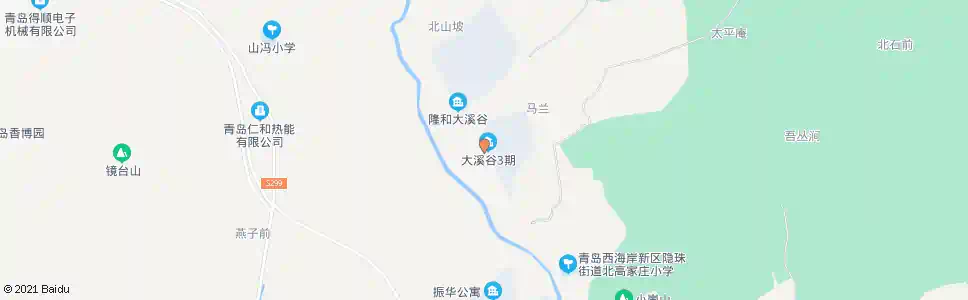 青岛隆和大溪谷_公交站地图_青岛公交_妙搜公交查询2025
