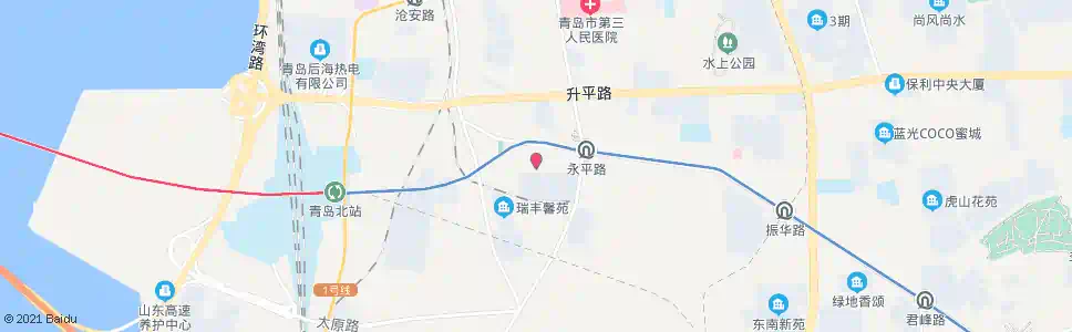 青岛北苑风景_公交站地图_青岛公交_妙搜公交查询2025