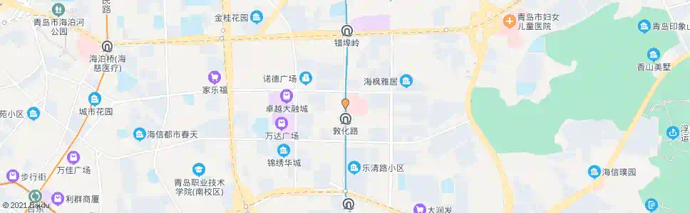 青岛南京路_公交站地图_青岛公交_妙搜公交查询2025