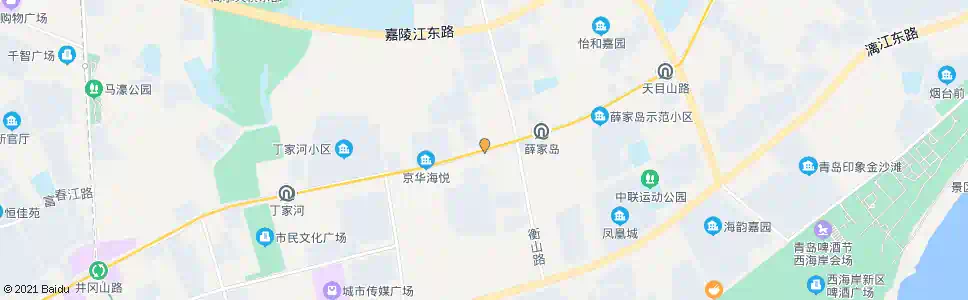 青岛福瀛天麓湖_公交站地图_青岛公交_妙搜公交查询2025