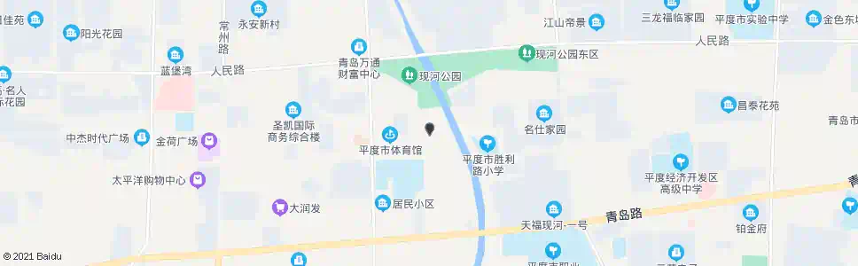 青岛金色现河_公交站地图_青岛公交_妙搜公交查询2025