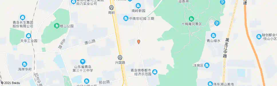 青岛南岭风情_公交站地图_青岛公交_妙搜公交查询2025