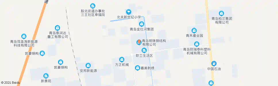 青岛明珠钢构_公交站地图_青岛公交_妙搜公交查询2025