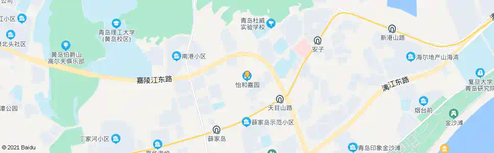 青岛怡和家园小区_公交站地图_青岛公交_妙搜公交查询2025