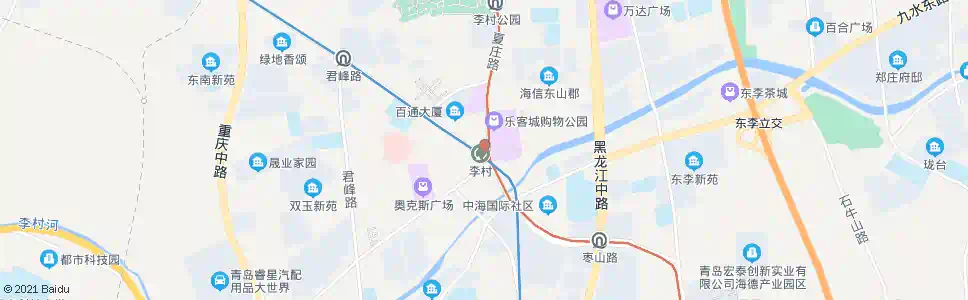 青岛李村_公交站地图_青岛公交_妙搜公交查询2025