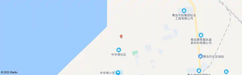 青岛中华埠北_公交站地图_青岛公交_妙搜公交查询2025