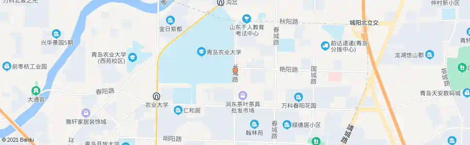 青岛农业大学东站_公交站地图_青岛公交_妙搜公交查询2025