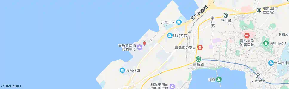 青岛青岛码头_公交站地图_青岛公交_妙搜公交查询2025