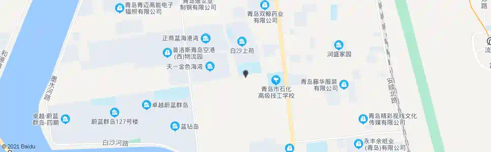 青岛白沙上苑_公交站地图_青岛公交_妙搜公交查询2025