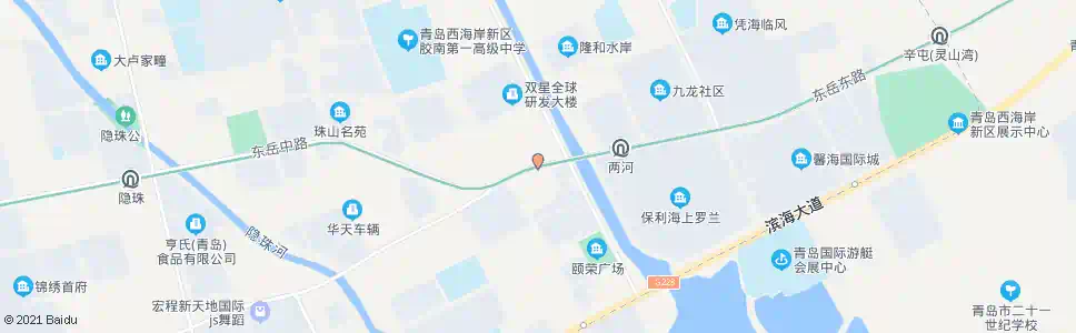 青岛两河路_公交站地图_青岛公交_妙搜公交查询2025
