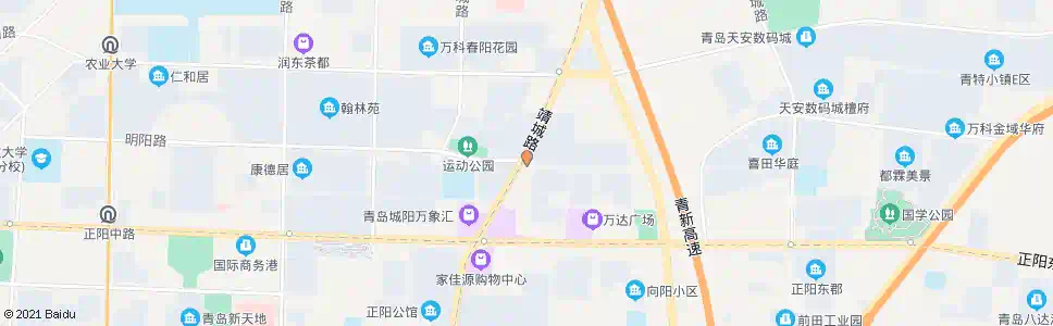 青岛明阳路_公交站地图_青岛公交_妙搜公交查询2025