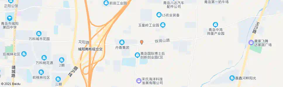 青岛玉皇岭南站_公交站地图_青岛公交_妙搜公交查询2025