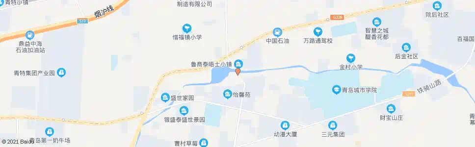 青岛百福路_公交站地图_青岛公交_妙搜公交查询2025