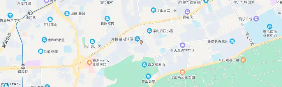 青岛静湖琅园_公交站地图_青岛公交_妙搜公交查询2025