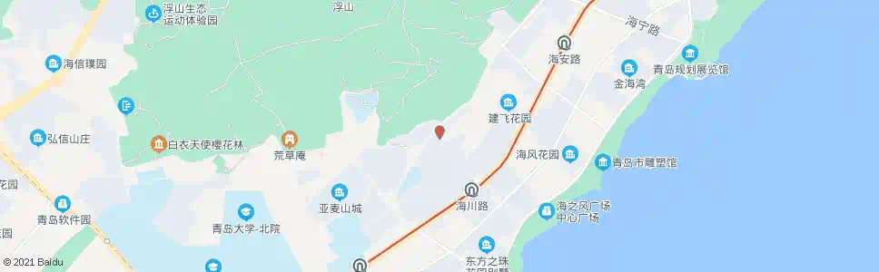青岛龙泽山庄_公交站地图_青岛公交_妙搜公交查询2025