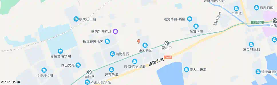 青岛天宇花园_公交站地图_青岛公交_妙搜公交查询2025