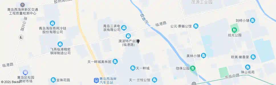青岛临港路_公交站地图_青岛公交_妙搜公交查询2025