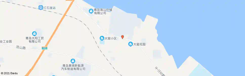 青岛大窑东_公交站地图_青岛公交_妙搜公交查询2025