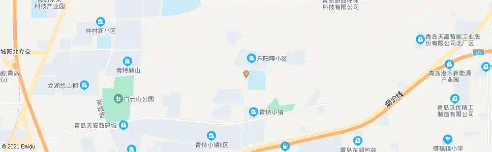 青岛后旺疃_公交站地图_青岛公交_妙搜公交查询2025