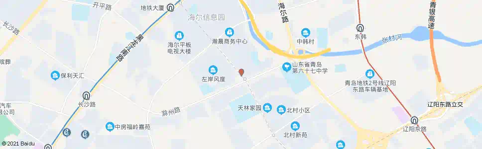 青岛西韩新苑南_公交站地图_青岛公交_妙搜公交查询2025