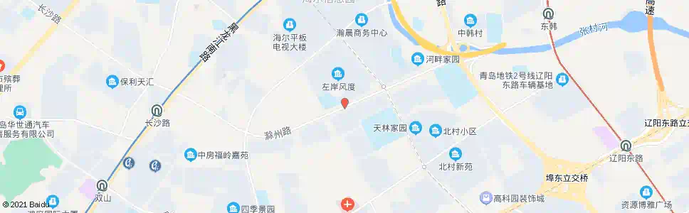 青岛滁州路_公交站地图_青岛公交_妙搜公交查询2025