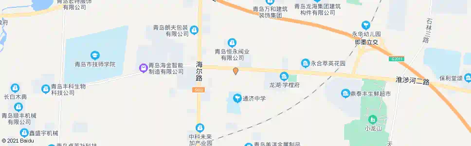 青岛闫家岭_公交站地图_青岛公交_妙搜公交查询2025