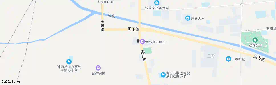 青岛青岛环城水产食品公司_公交站地图_青岛公交_妙搜公交查询2025