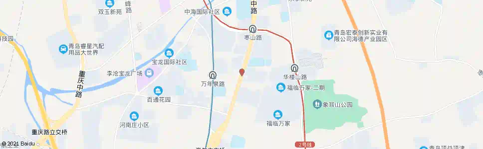 青岛南庄东_公交站地图_青岛公交_妙搜公交查询2025