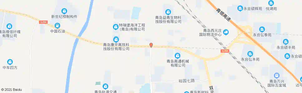青岛南万南_公交站地图_青岛公交_妙搜公交查询2025